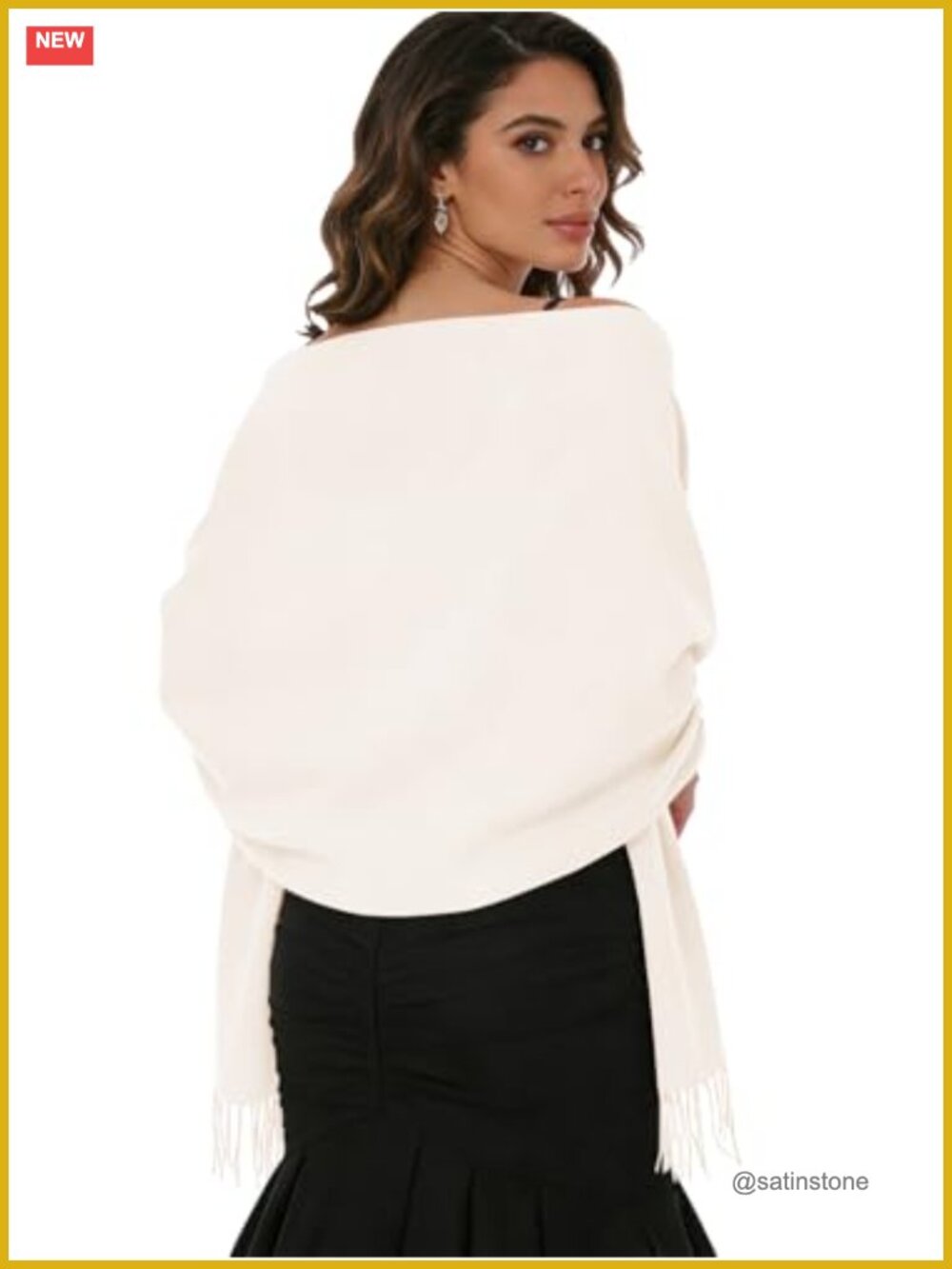 Pashmina Shawl Wrap Scarf for Evening Dresses & Weddings